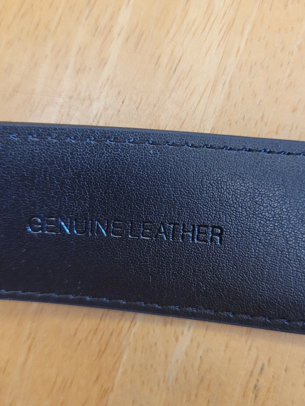 Black Leather Belt Brooks Brothers Genuine Leather Silver Buckle 44 New